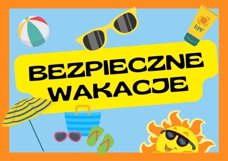 Uczniowie klasy VII z prezentacją o bezpiecznych wakacjach