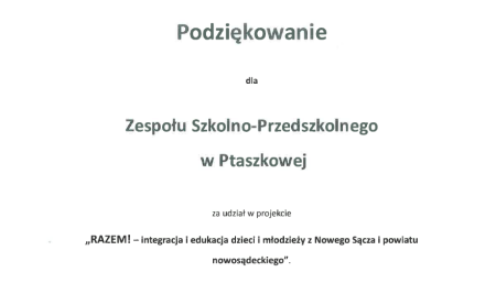 „RAZEM! – integracja i edukacja dzieci i młodzieży z Nowego Sącza i powiatu nowosądeckiego