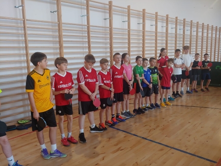 Mistrzostwa Gminy Grybów w Drużynowym Tenisie Stołowym Chłopców i Dziewcząt - Igrzyska Dzi