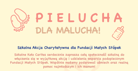 Szkolna Akcja Charytatywna dla Fundacji Małych Stópek
